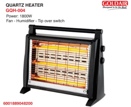 Goldair quartz heater GQH-004