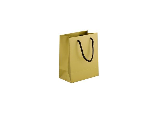 Matte Gift Bag - 14cm - gold (BAG091C-14)