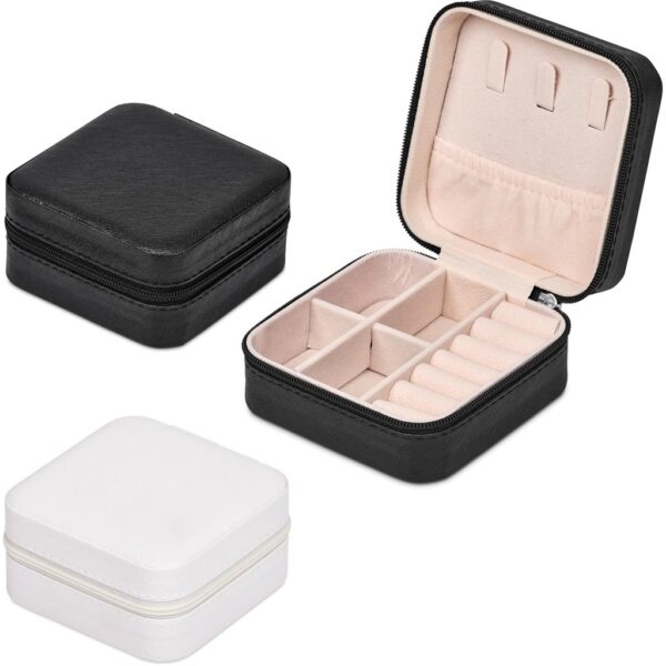 Eva and Elm Crystal Travel Jewellery Box - black (EE-162)