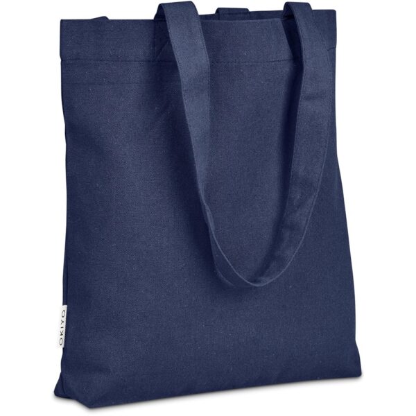 Okiyo Kyanbasu Recycled Canvas Shopper - navy (OK-470)