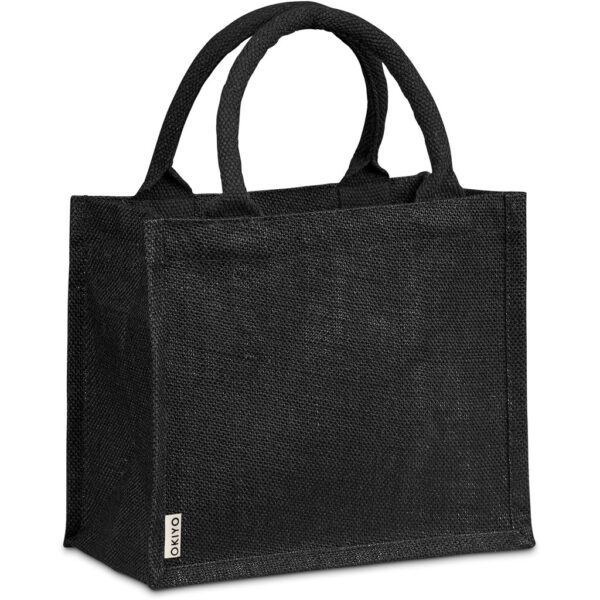 Okiyo Miyag Midi Jute Gift Bag - black (OK-486)