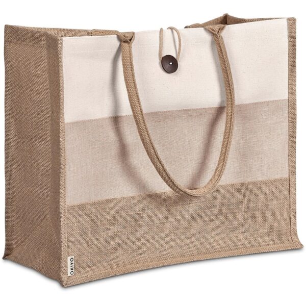 Okiyo Fukei Jute and Cotton Tote (OK-480)